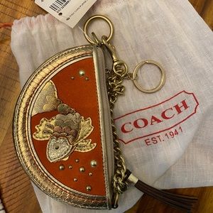 Rare Coach Koi Fish Coin Purse, New w/ Tag